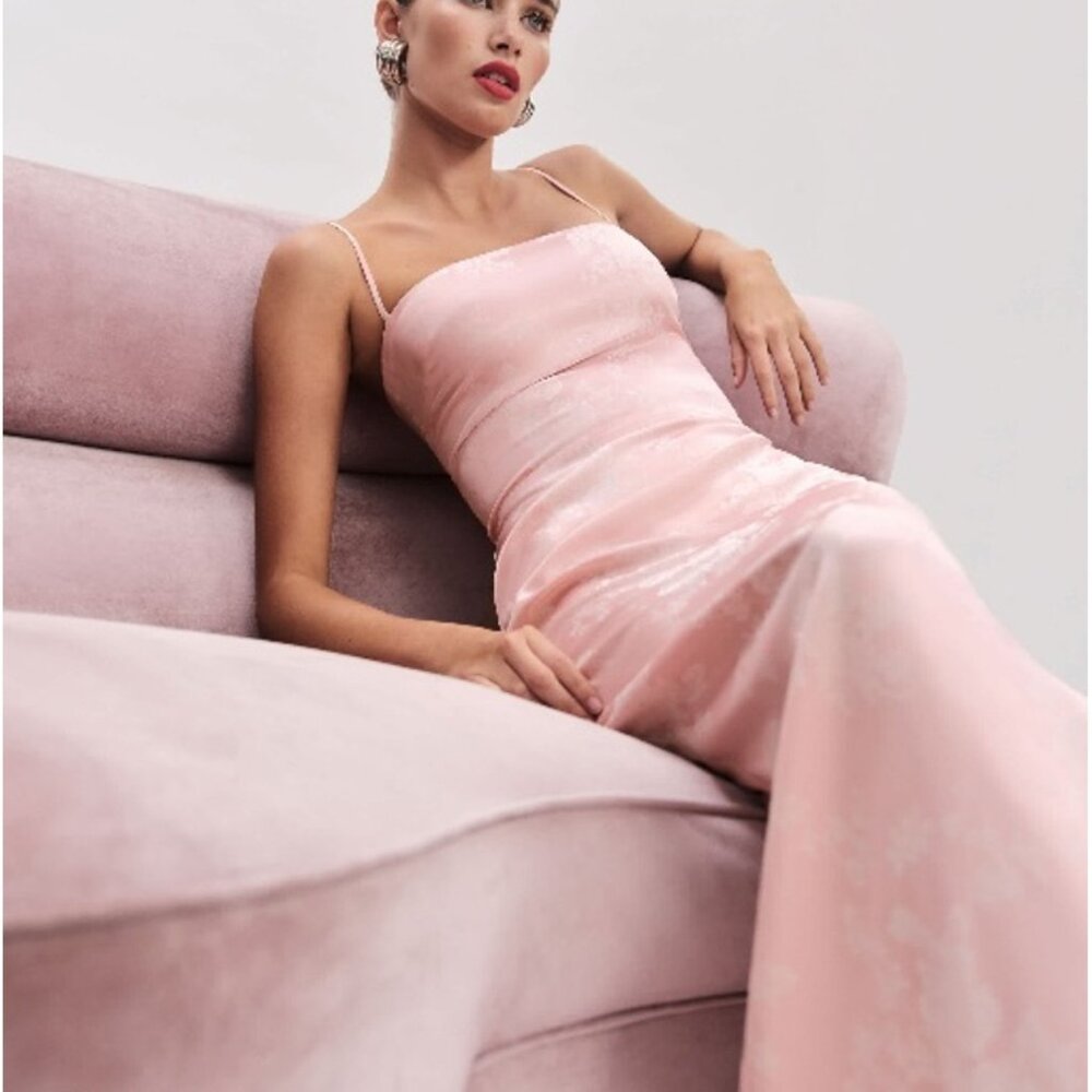 NWT Reformation Frankie Dress - Powder Pink, Size 2